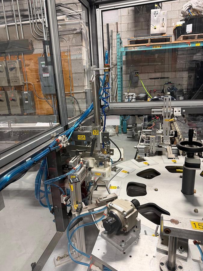 Used Unused Enflex (Paxiom) Automatic Circular 12 Station Rotary Vertical Cartoner, Model Kartner CC-003