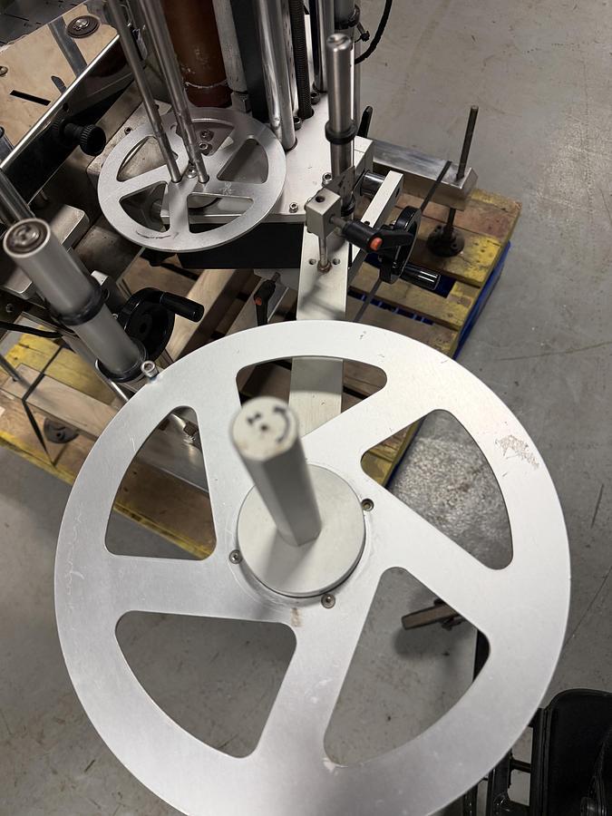 Used Used JDA Stainless Steel Automatic Pressure Sensitive Wraparound Labeler, Model Pro-Label