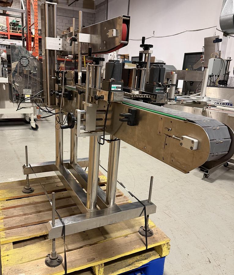 Used Used JDA Stainless Steel Automatic Pressure Sensitive Wraparound Labeler, Model Pro-Label