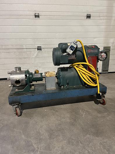 Used Used SINE Positive Displacement Pump with Reeves Speed Control