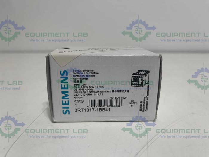 Siemens 3RT1017-1BB41 Contractor 12A, 24V