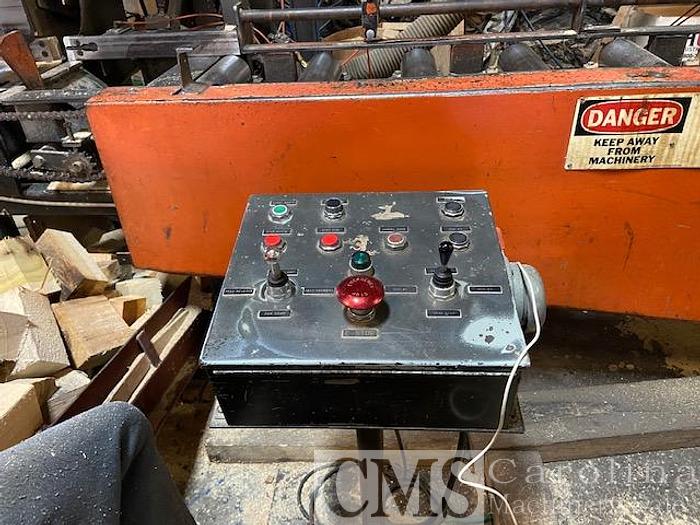 Used West Plains Resaw with Run Around, Deduster & Pendu Stacker