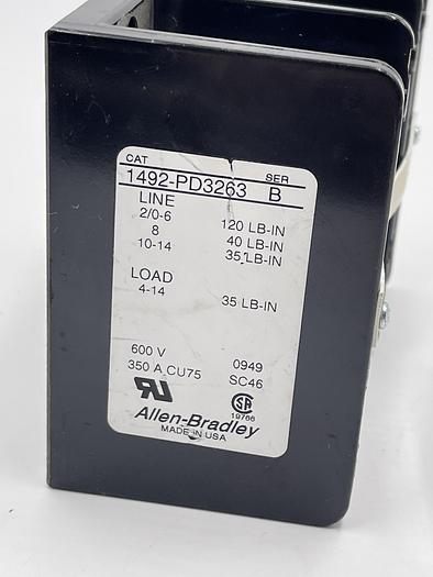 Used Allen-Bradley 1492-PD3263 Ser B