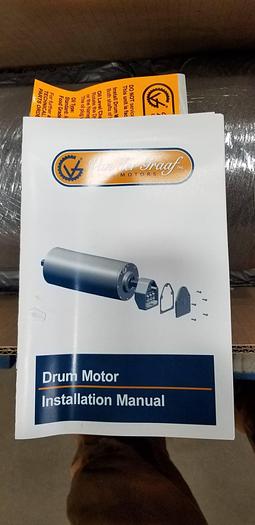 Van Der Graaf NEW Drum Motor Conveyor NS84520A, 2HP, 122FPM Dematic K040748HPD R