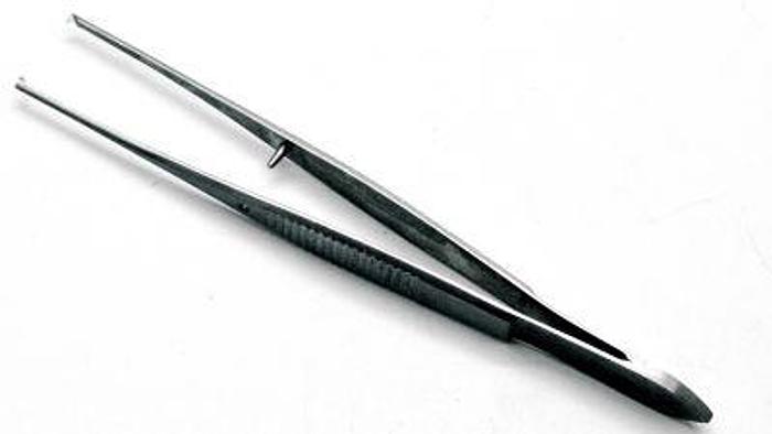 Used Ophthalmic Forceps Dissecting Suture 1 in 2 Teeth 100mm WEISS B210-12