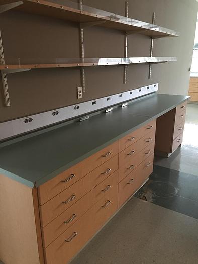Used Used 50 each plastic laminate Casework