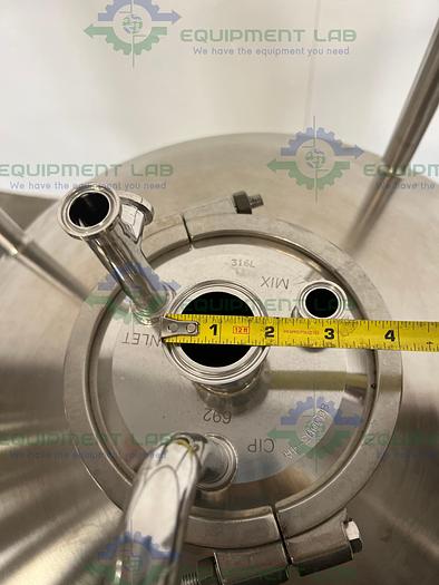 Used Precision 200 Liter Stainless Steel Process / Pressure Vessel 100 PSI