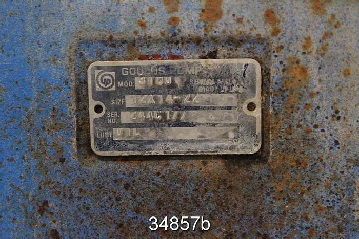 Used Goulds 3180 12x14x22 Pump Power End #34857