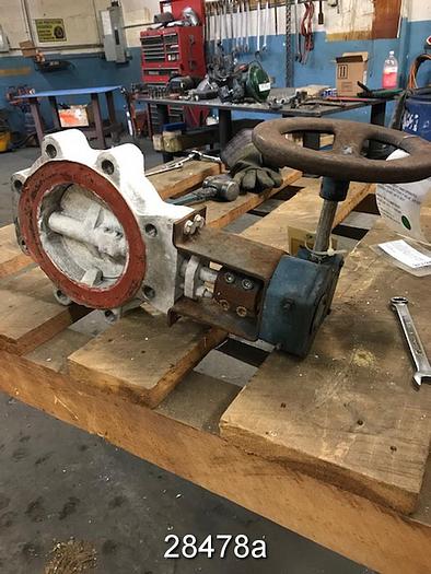Used Neles Jamesbury 815l-11-3600-xz 6" Air Operated Butterfly #28478