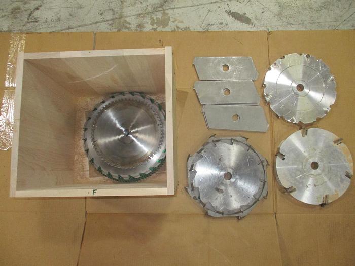 Used LOT OF DADO AND SAW BLADES