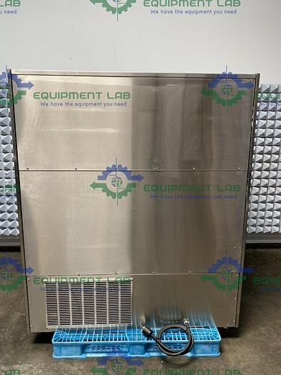 Used Barker  Stainless Steel Commercial Display Refrigerator w/ Roll up Door