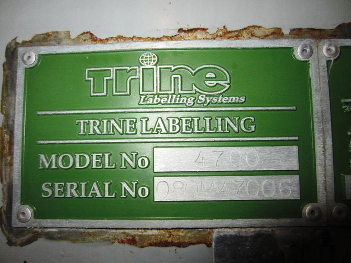 Used Labeler, Roll, Trine, Mdl 4700, Hot Melt, #D740900