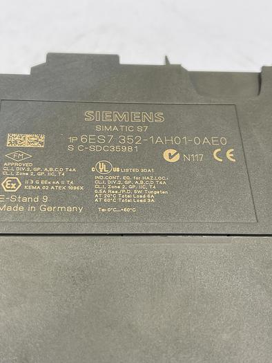 Used Siemens 6ES7 352-1AH01-0AE0