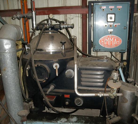 Used Centrifuge, Disc, Auto, IMMA, S/st, Wine Clarifier #A739727