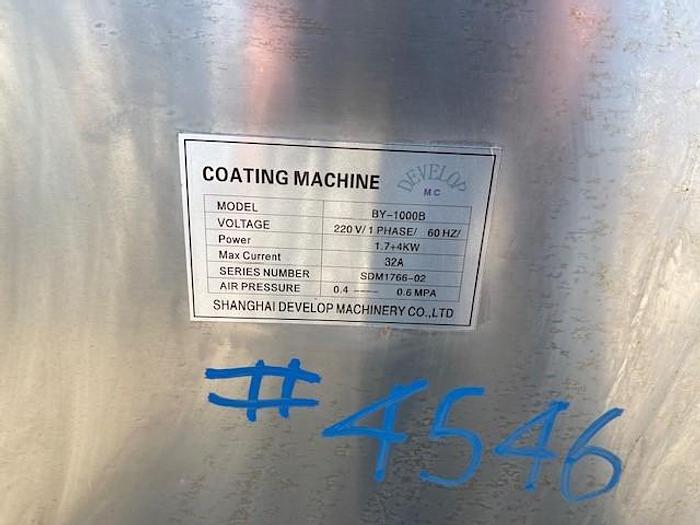 Used Stainless Steel Coating Pan with Dust Collector & Spray Dryer Model BY-1000B