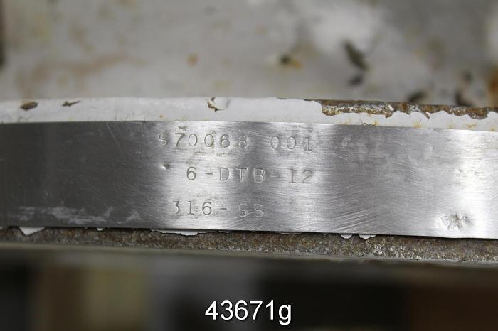 Used Warren 6-DTB-12 Split Case Pump #43671