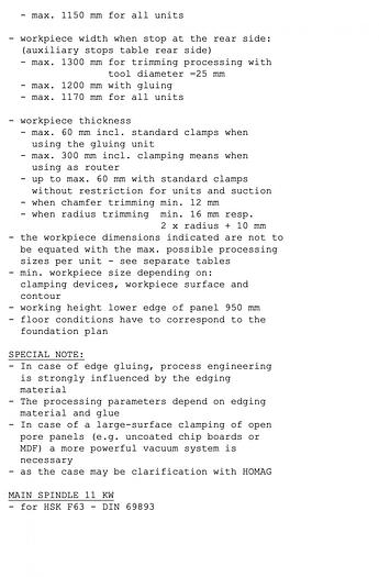 Used Homag BAZ211 Venture 20 CNC