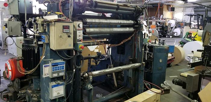 Used 40" ( 1.0M) GOEBEL RAPID D1 SLITTER REWINDER  REBUILT