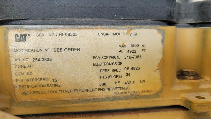 Used CAT C-15 Engine