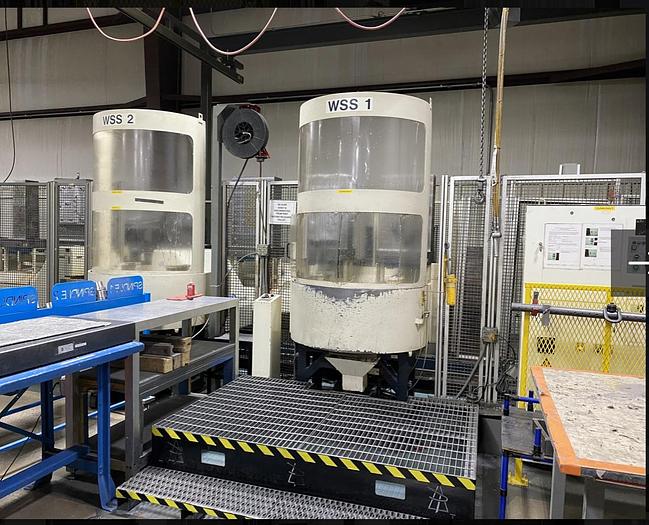 Used 2002 Makino A88E CNC 4-Axis 8 Pallet Horizontal Maching Center