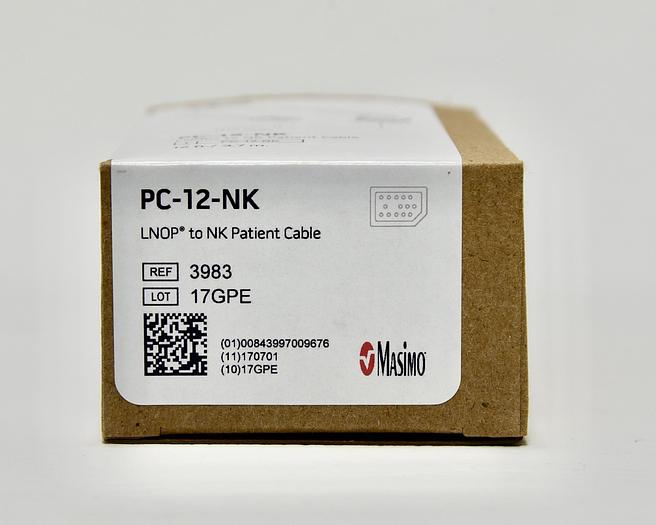 Masimo PC-12-NK LNOP to NK Patient Cable Reference 3983 12ft./3.7m.