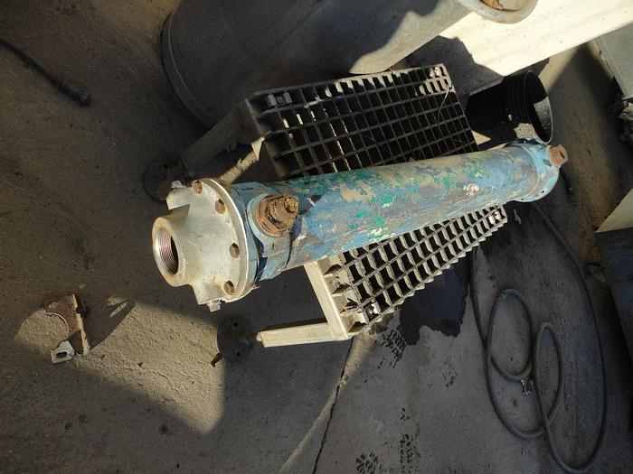 Used Heat Exchanger, Shell & Tube, 20 SF, S/st, 2-Pass, #S741551