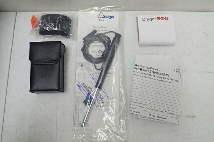 Used DRAGER Dräger CMS Remote System Emergency Response Kit w/ Case