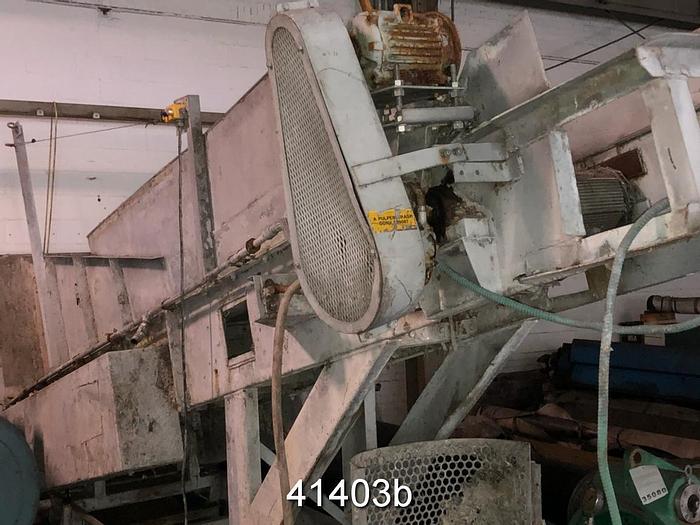 Used Conveyor, Stainless Steel Chain Link, 24" Width, 260" Length #41403