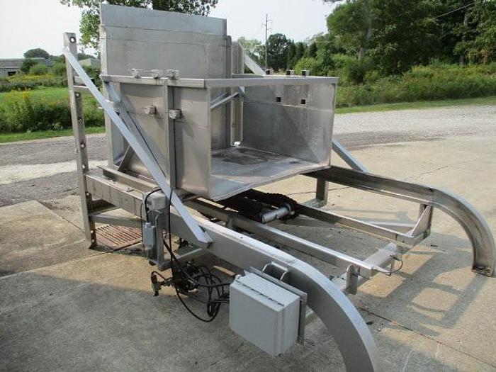 Used Vat Dumper; Two-Stage; 9' Dump Height