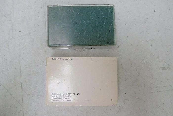 Used Beckman-Coulter PN 596492 Optical Glass Cuvettes - Set of Six 10mm