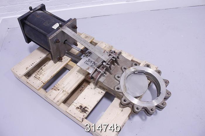 Used Rovalve 10" Air Operated Knife Gate Valve #31474