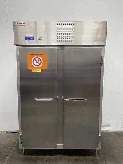Used Thermo Scientific 3575-10 Flammable Two-Door Lab Refrigerator 50 Cu Ft 115V