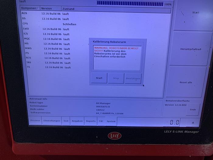 Generalüberholt 2014 Lely A4 Manager nur 180k Melkungen