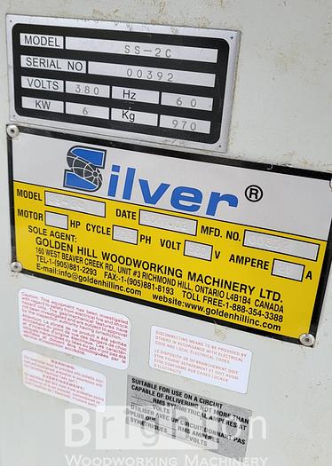 Used 2007 Silver SS-2C Used Edgebander #BM2312