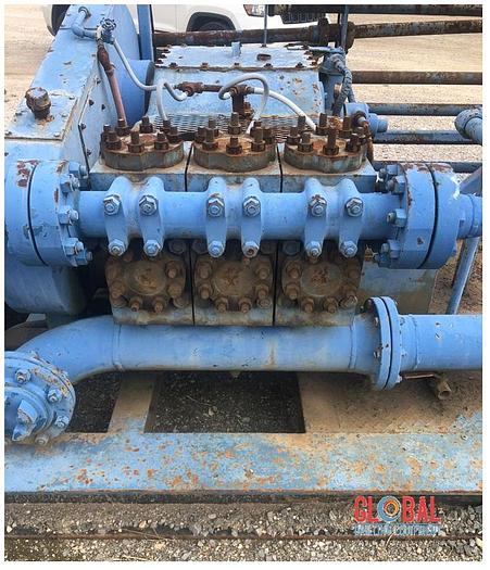 Used item 0942: Gardner Denver 1PE172 Skid Mounted Triplex Pump