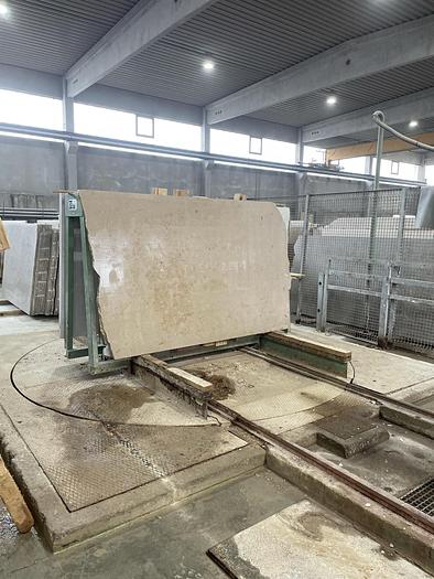 Gebraucht 2003 SIMEC komplette Marmor Schleifanlage, 6 Kopf Vorschleifstraße LM 06