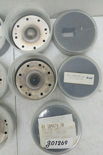Used Lot of 5 F-Series Nickel Sampler Cones 99-100940-00 for Varian ICP-MS w/ Extras