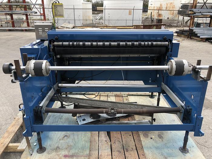 Used 60" ROSENTHAL SHEETER WA-S-5-UBVAA W/ 6" AIR CHUCKS