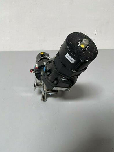 Used 2 ITT Sherotec Stainless Steel Diaphragm Valves w/ Position Monitor