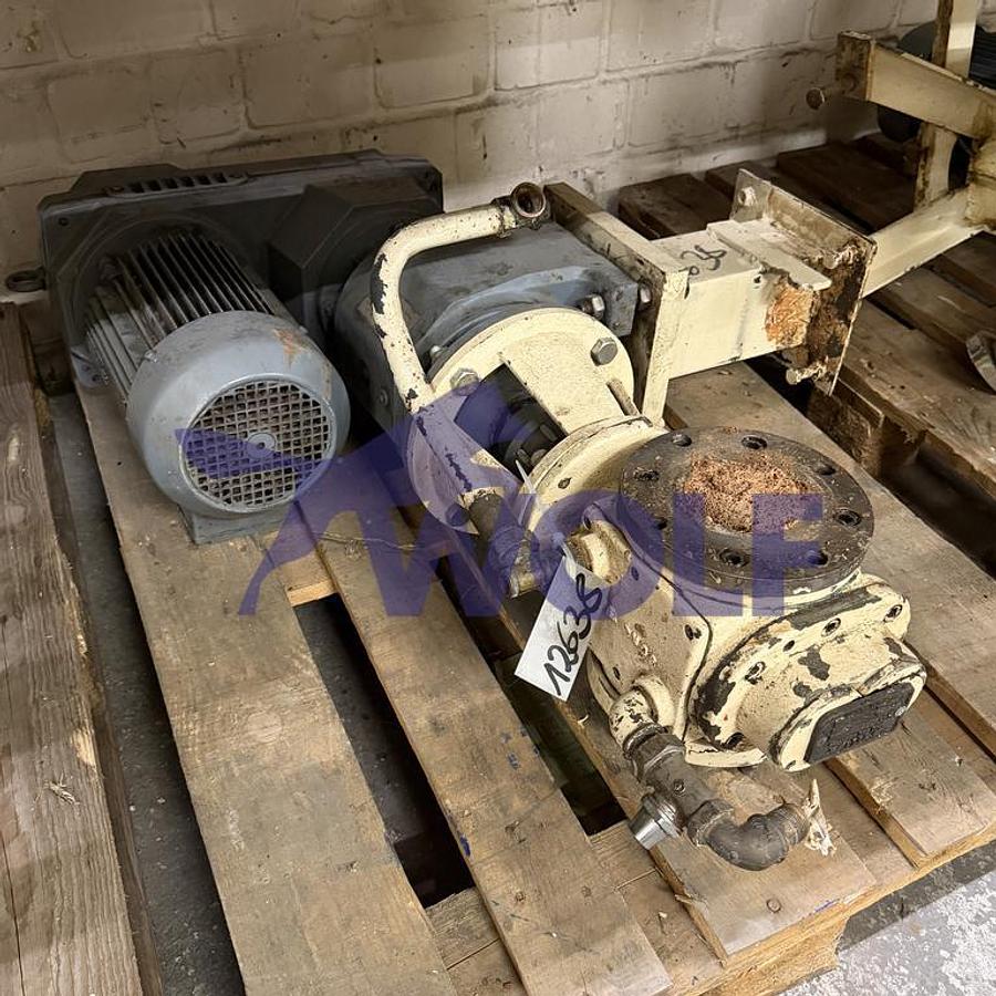 Used SOLLICH gear mass pump - type SP-3, year of manufacture 1993.