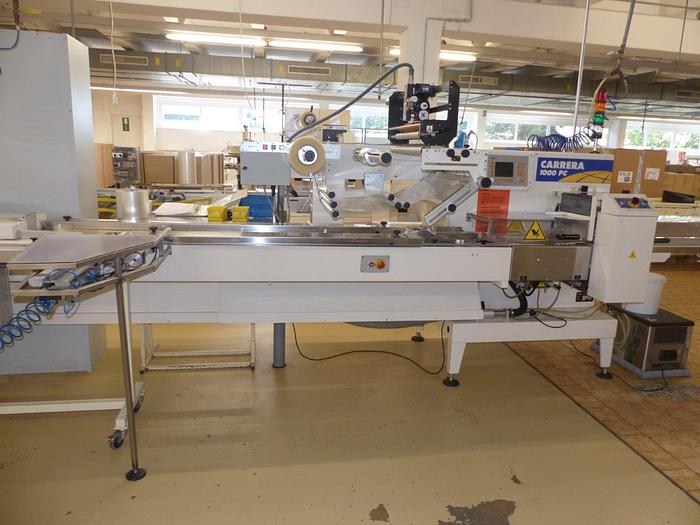 Gebraucht gebr. Horizontal-Schlauchbeutelpackmaschine ILAPAK Type Carrera-1000-PC. Baujahr 2002.