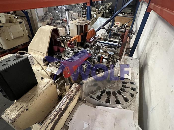 Gebraucht Stannioliermaschine RASCH - Type RU-EK, mit Klappformstation.