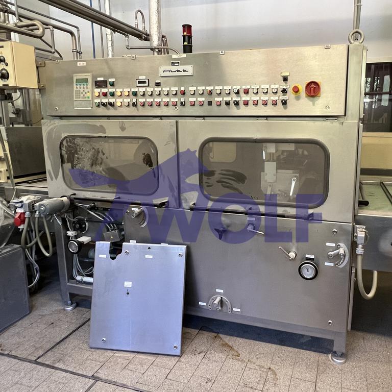 Gebraucht Überziehmaschine BEPEX HUTT - Type ÜZM-2000 mit ca. 1.050 mm Arbeitsbreite.