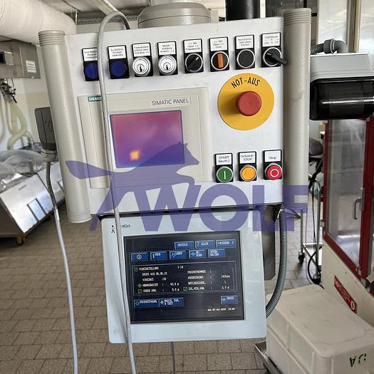 Used Kartoniermaschine MPT MINGOZZI - Type 1001, für kleine Kartons, Baujahr 2000.