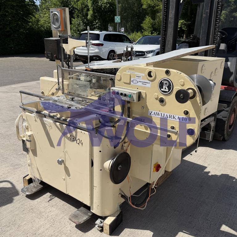 Gebraucht Stannioliermaschine RASCH - Type RU-E, mit Abrollstation.