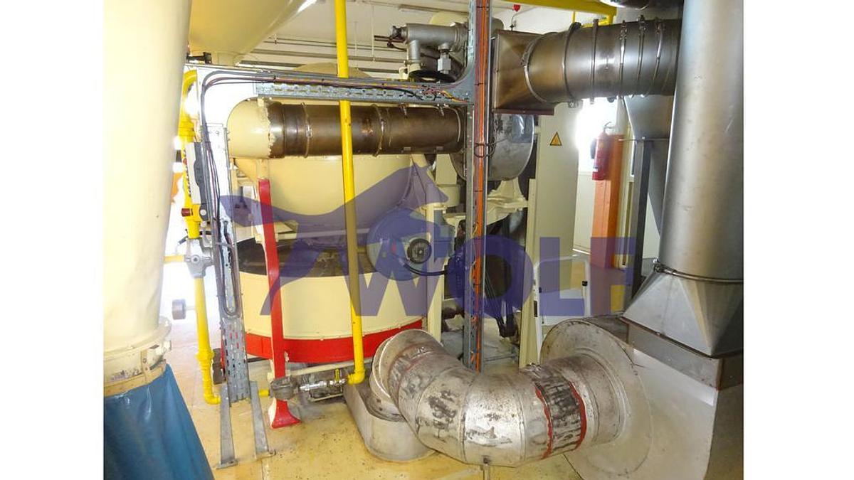 Gebraucht Kugelröster Fabrikat BARTH - Type Sirocco-300 mit Kühlschiff.