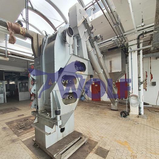 Used second-hand almond scalding BAUERMEISTER - type BF 250, year 1992.