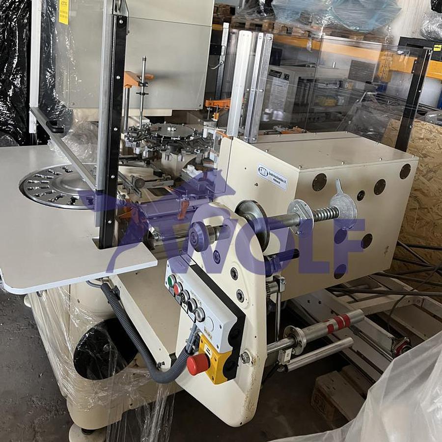 Gebraucht Stannioliermaschine RASCH - Type RU-EK, mit Klappstaion.