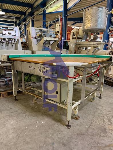 Used 90° curved table TARGET - approx. 1,000 mm working width