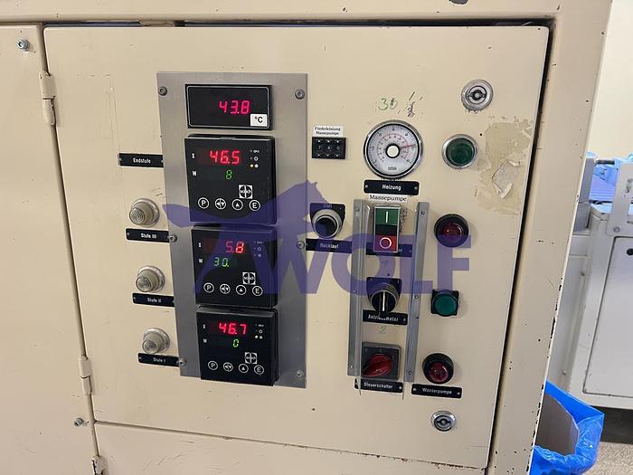 Used Scheibentemperiermaschine SOLLICH - Type MST-1000, Baujahr 1981.